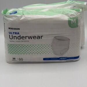 McKesson Ultra Underwear Heavy Absorbency Medium 32-44 in 20 Count UWBMD Unisex